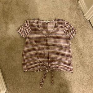 Madewell Front-Tie Shirt